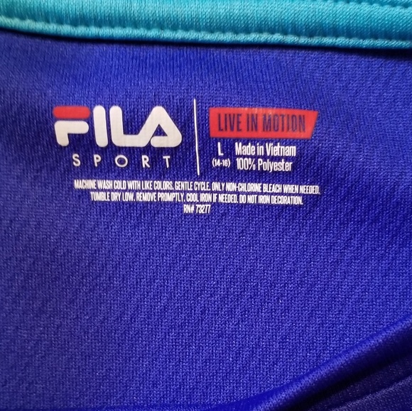 👕 FILA Boys Althletic Tshirt - size L - Picture 2 of 2